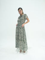 Isabelle Beaded Silk Blend Gown