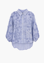 Bloom Cotton Stripes with Appliqué / Embroidery Top