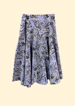 Lilian Cotton Stripes with Sequins Skirt