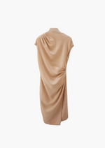 Sami Draped Midi Suiting Dress