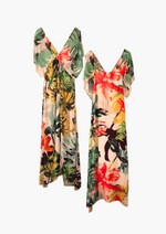 Solene Printed Silk Blend Dress