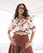 Viola Printed Rayon Top