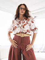 Viola Printed Rayon Top
