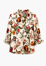 Vienna Printed Rayon Poplin Top