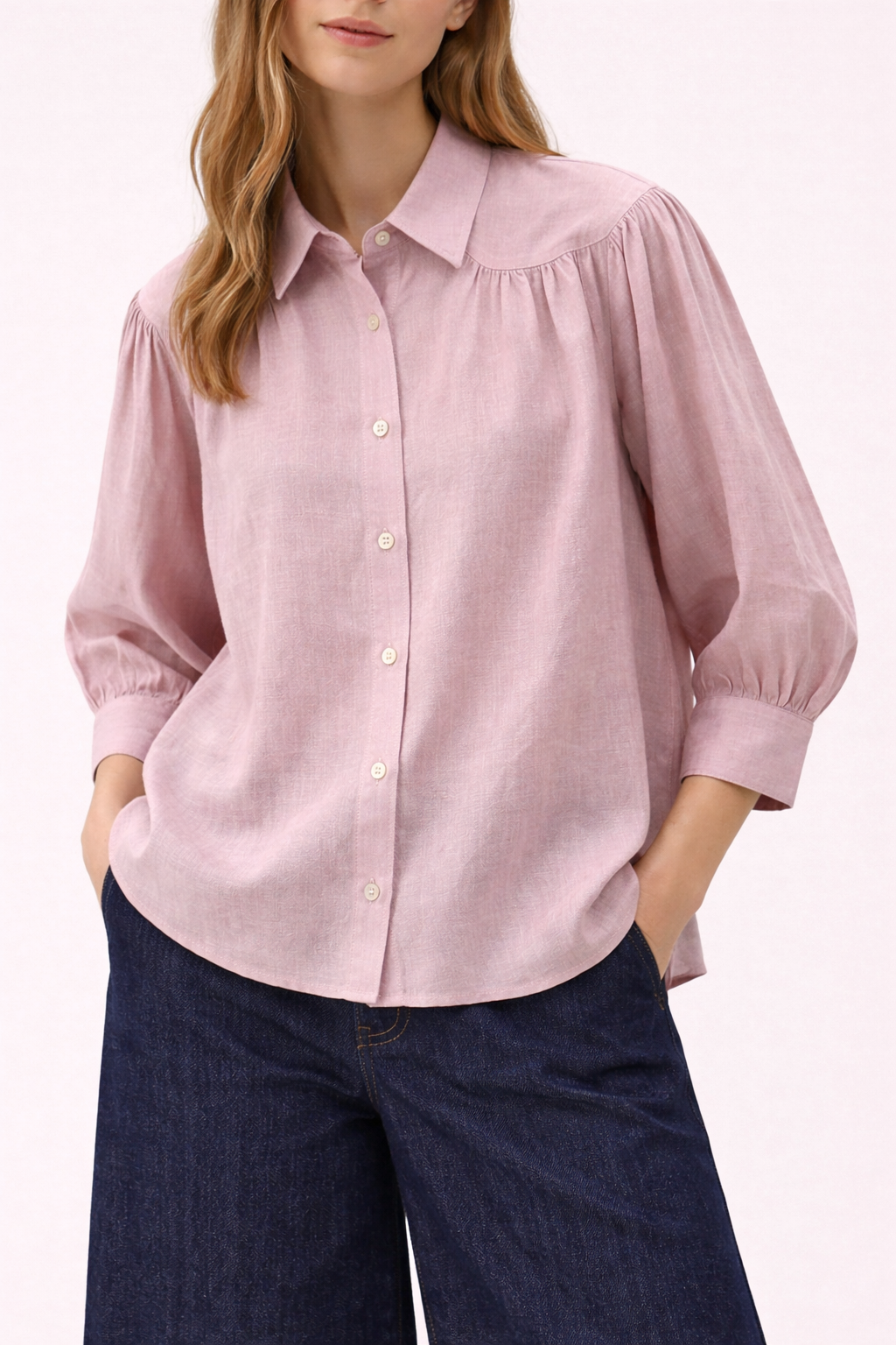 Alora Linen Blouse