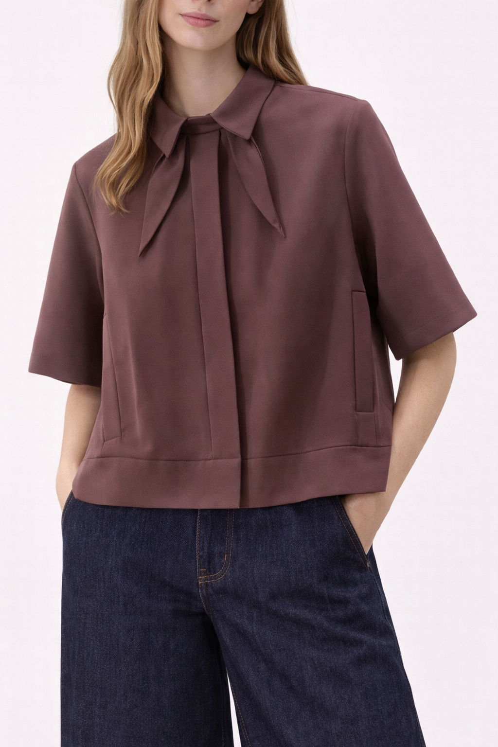 Zenia Suiting Blouse
