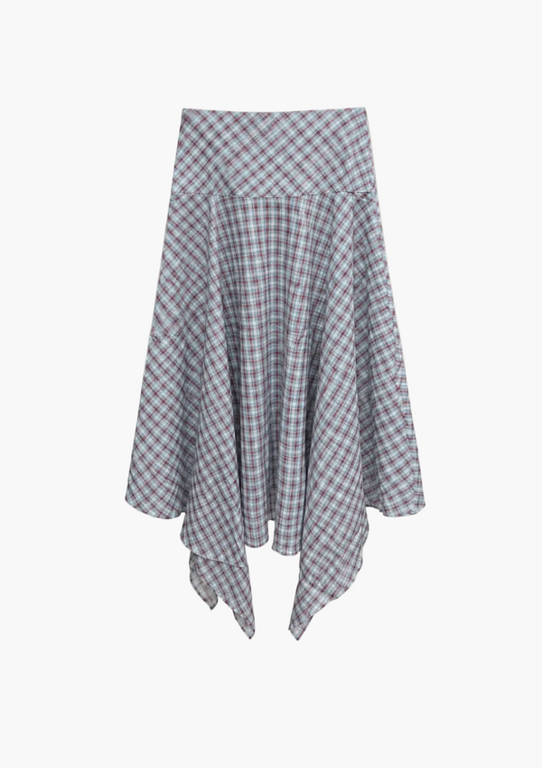 Bonnie Printed Chiffon Silk Blend Skirt