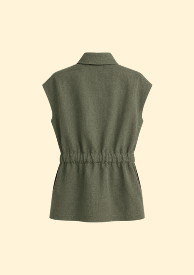 Camila Linen Top