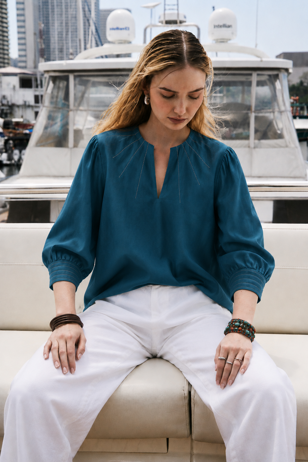 Carrie Linen Top