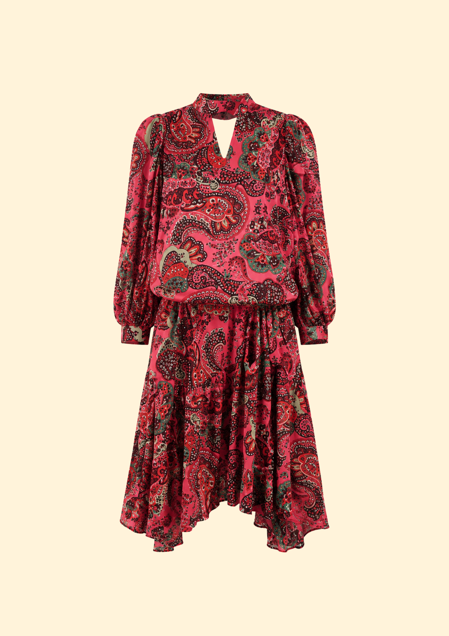 Danielle Printed Chiffon Dress