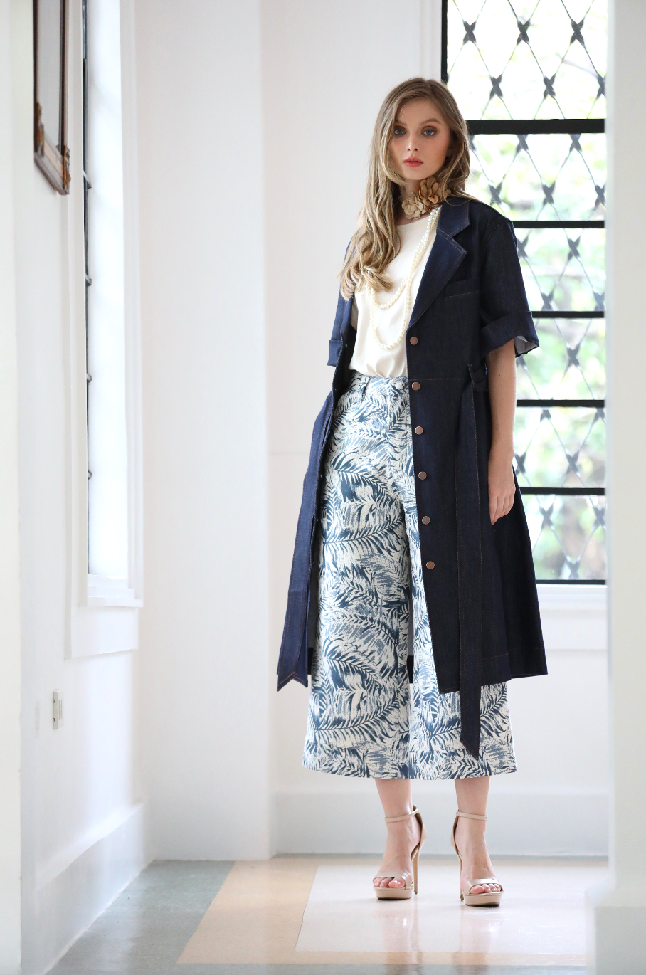 Dominique Denim Coat