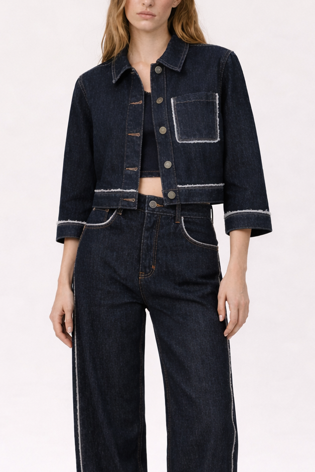Freslin Denim Top