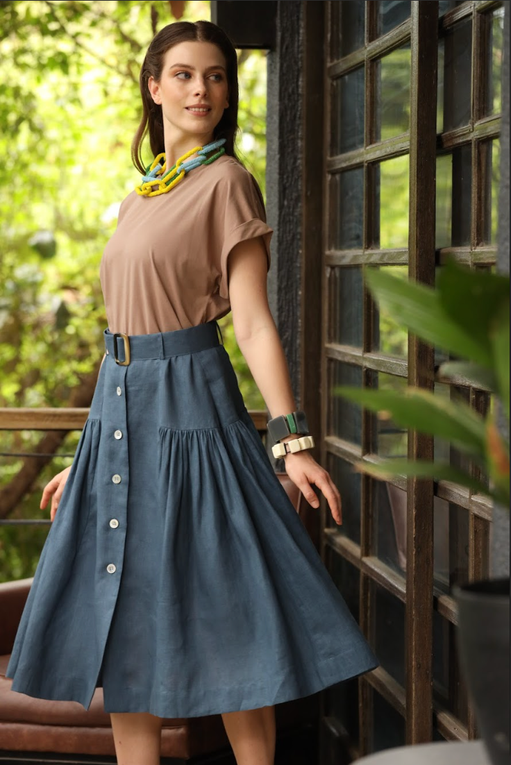 Gemma Linen Skirt