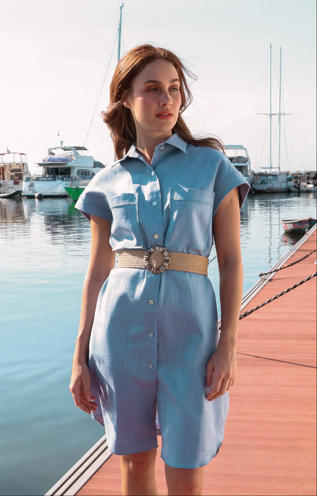 Klea Linen Dress