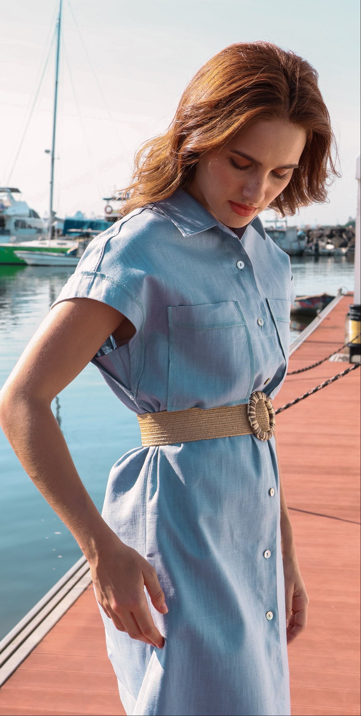 Klea Linen Dress