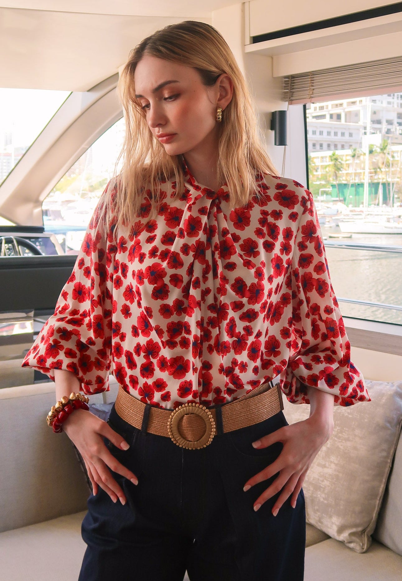 Astrid Silk Blend Top