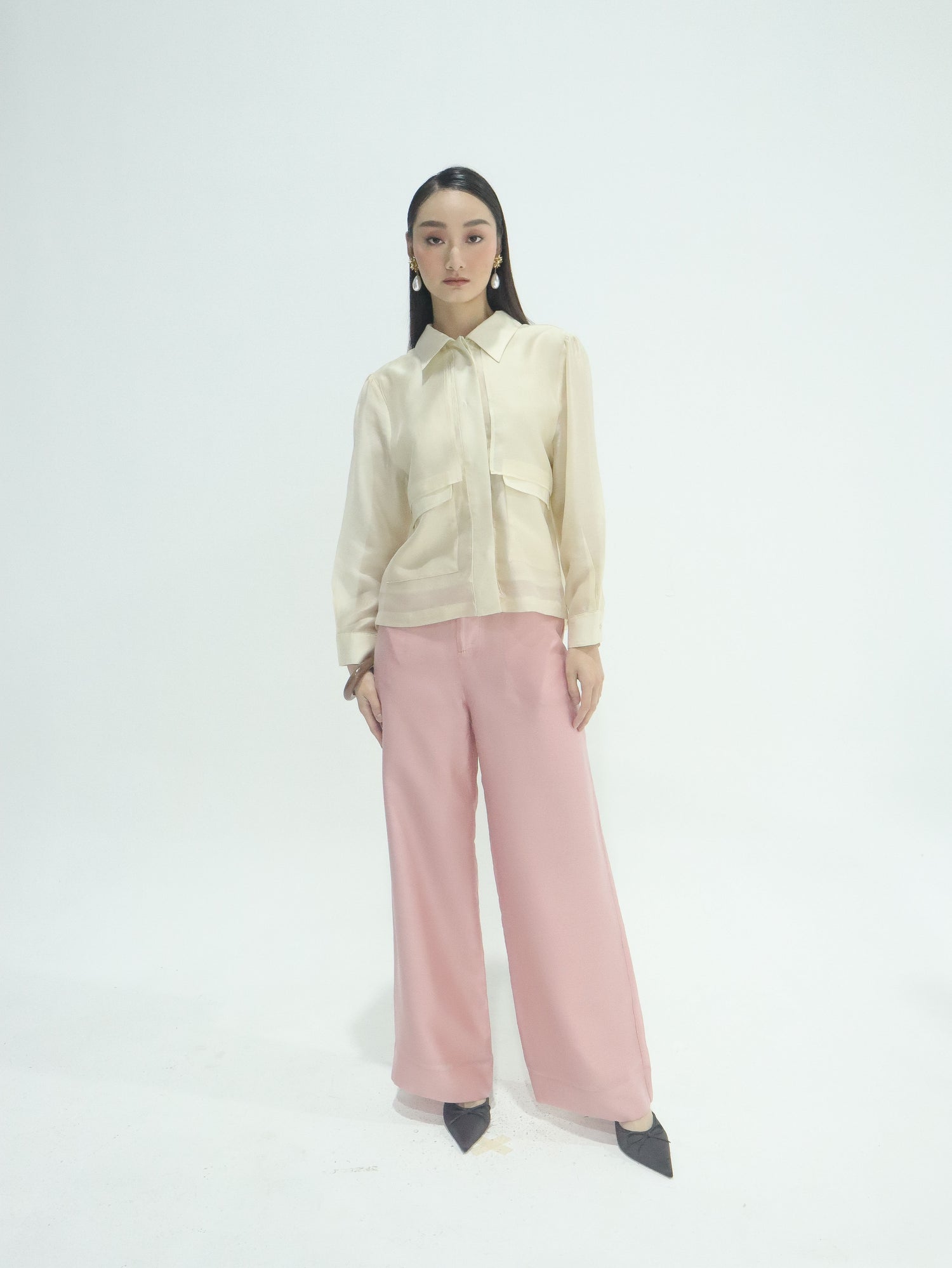 Bianca Silk Blend Pants