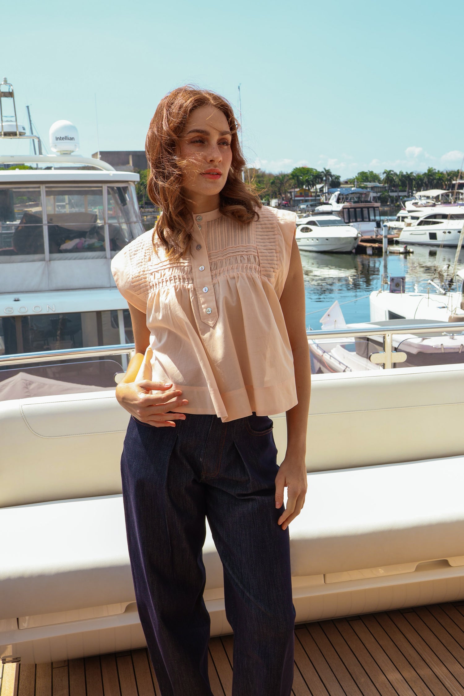 Alexis Cotton Voile Top