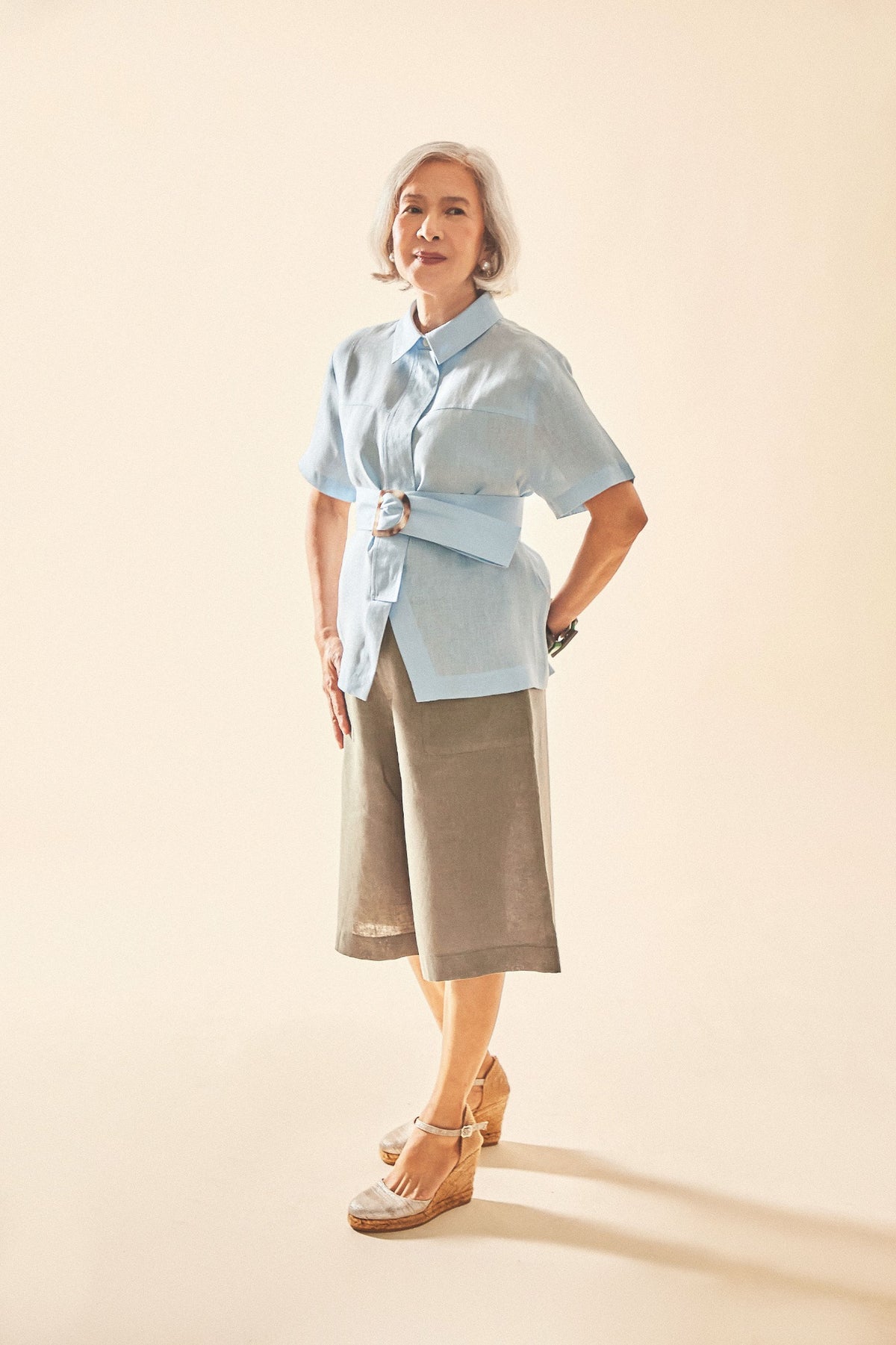 Simone Linen Top