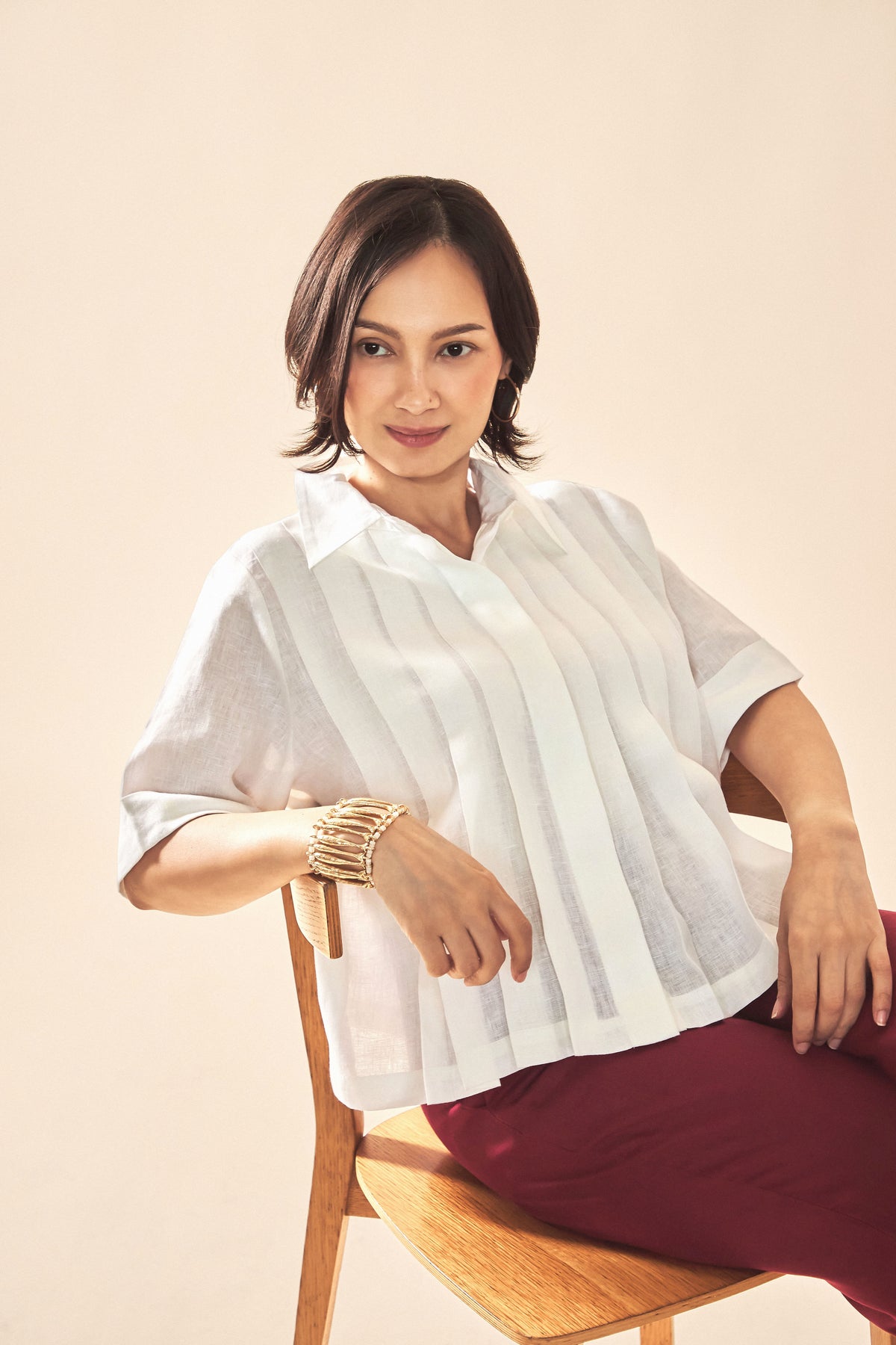 Reanna Linen Top