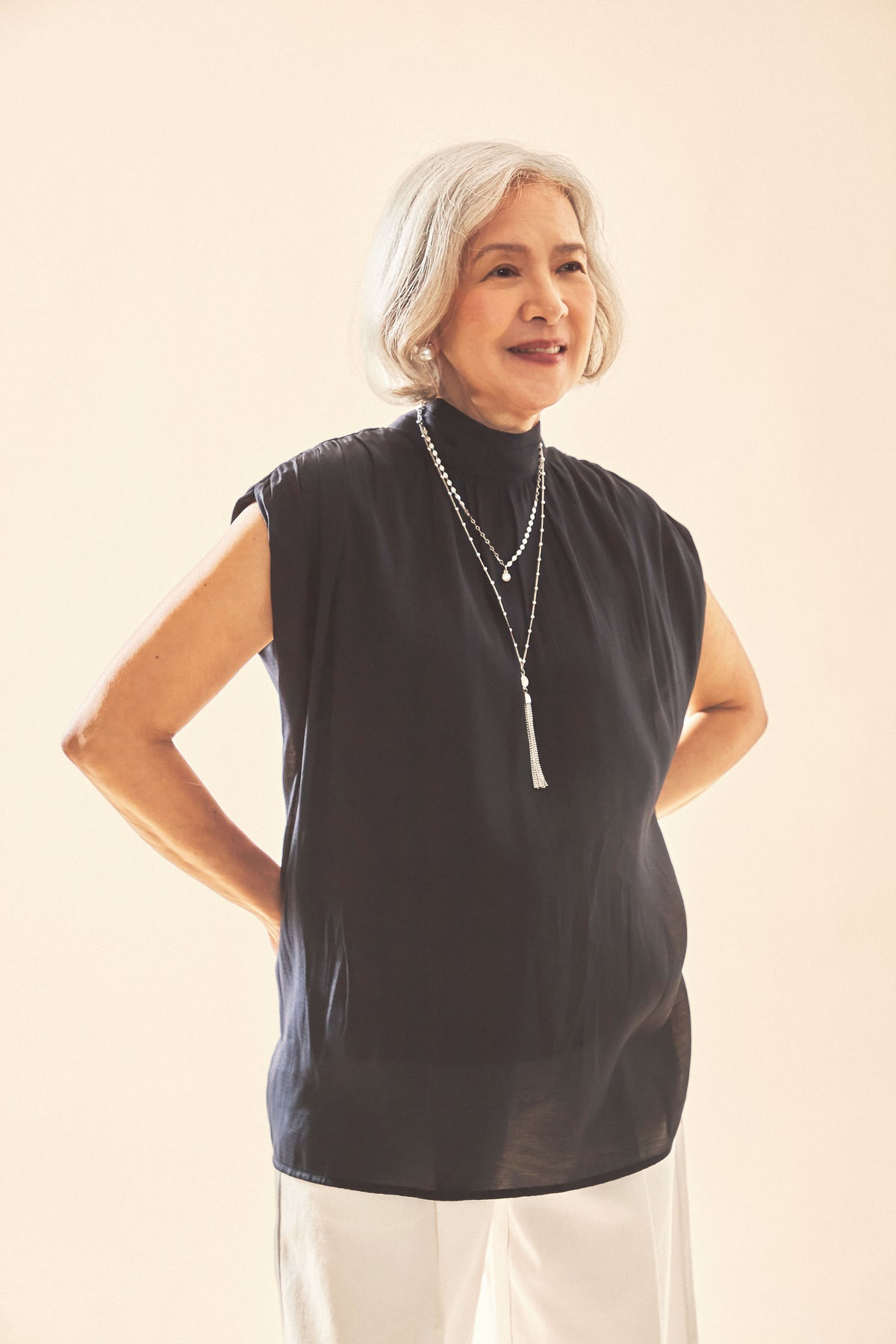 Vayda Silk Blend Top