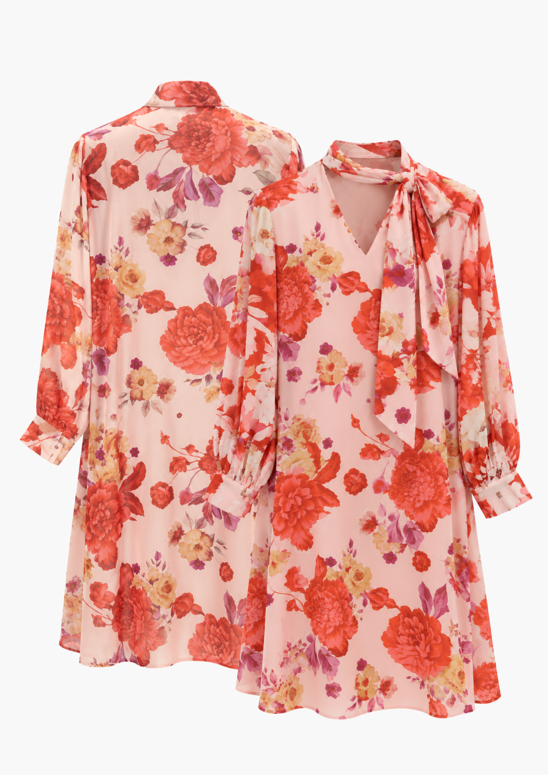 Ciara Chiffon / Printed Rayon Dress