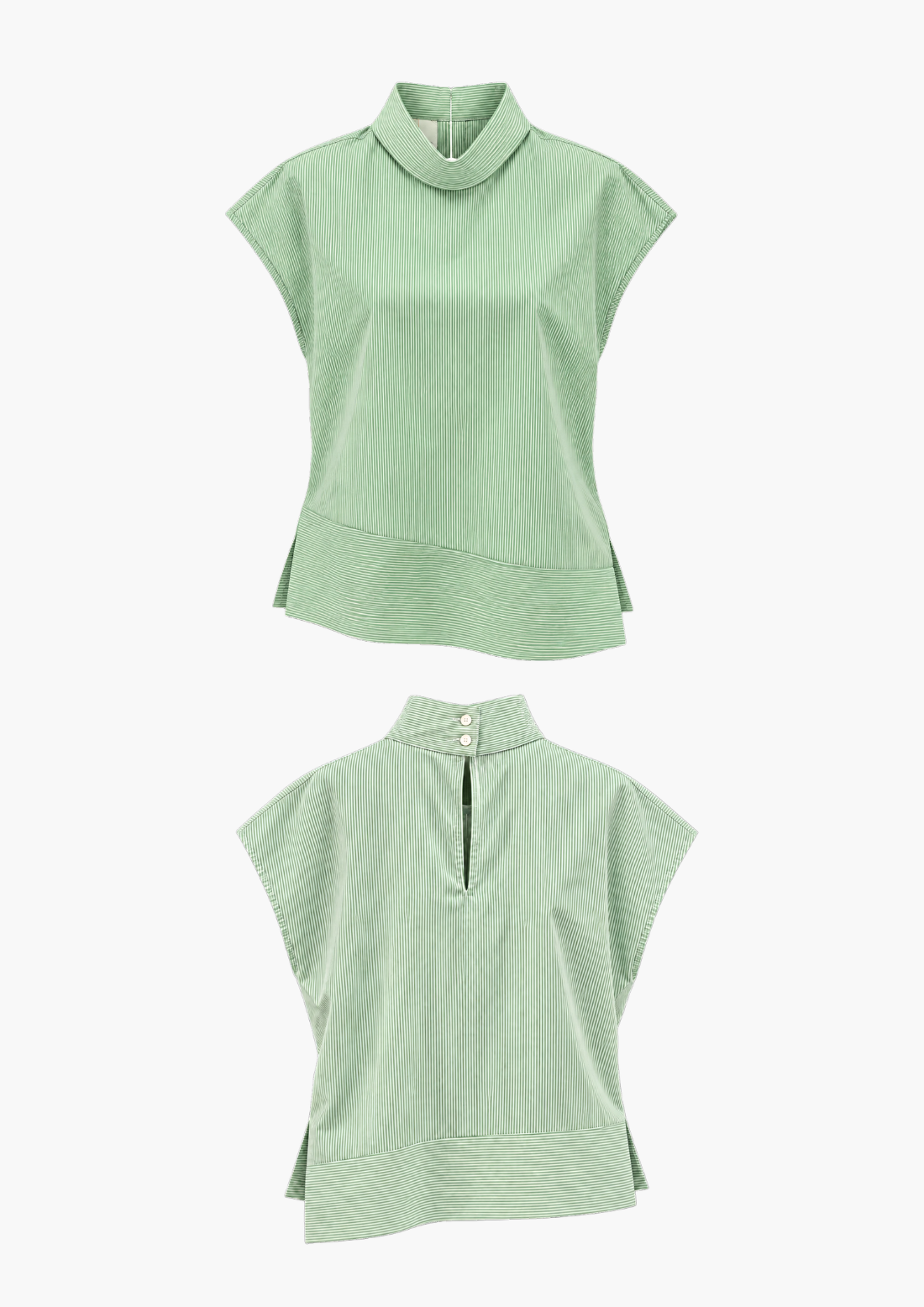 Akira Cotton Stripes Top