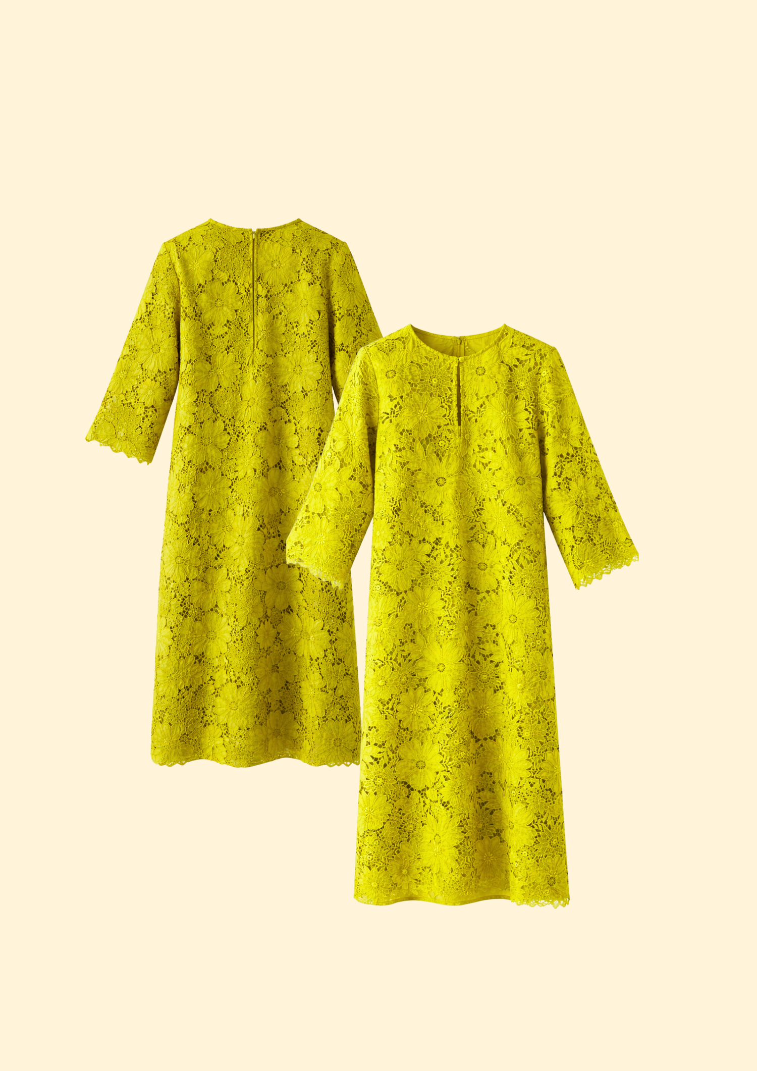 Odelle Lace Kaftan Dress