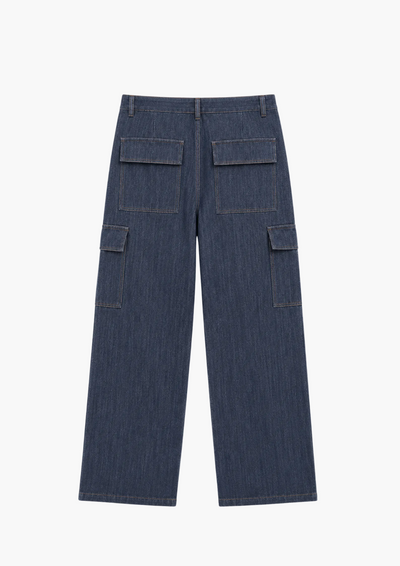 Roma Cargo Denim Pants