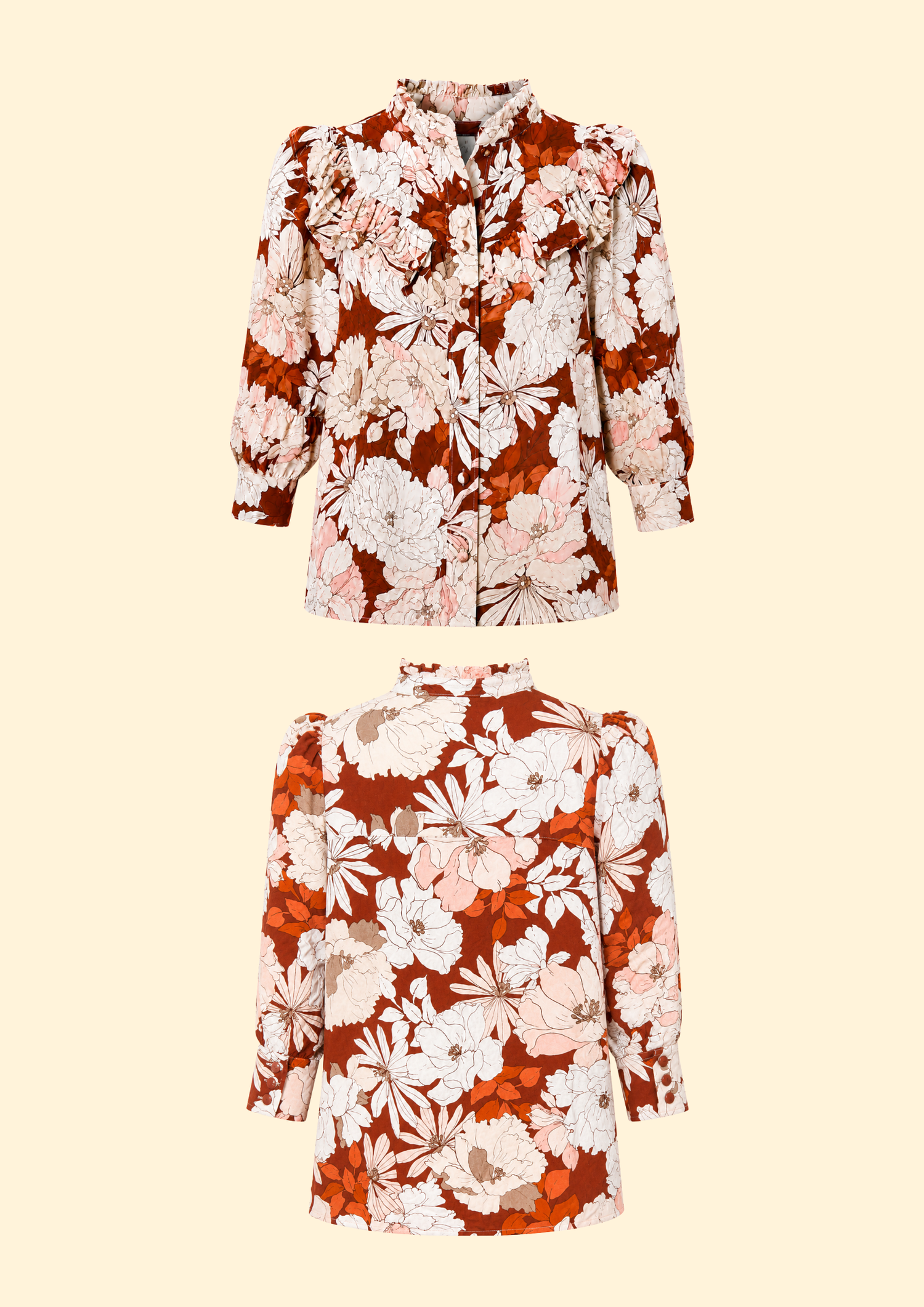 Viola Printed Rayon Top