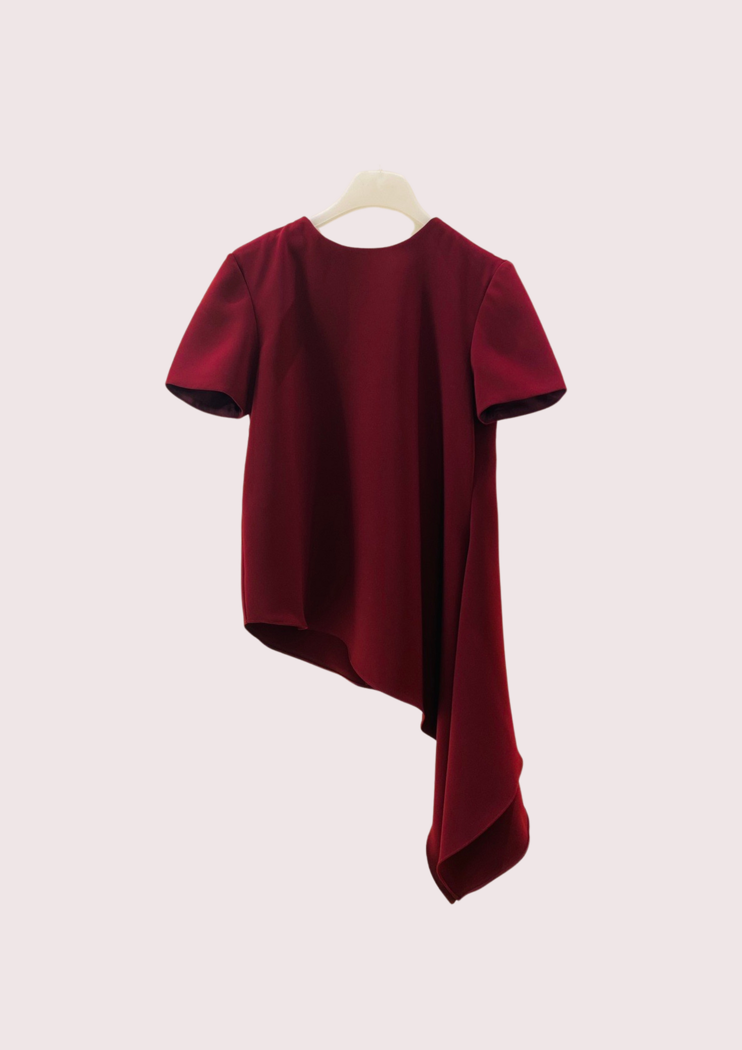 Zoe Asymmetrical Suiting Blouse
