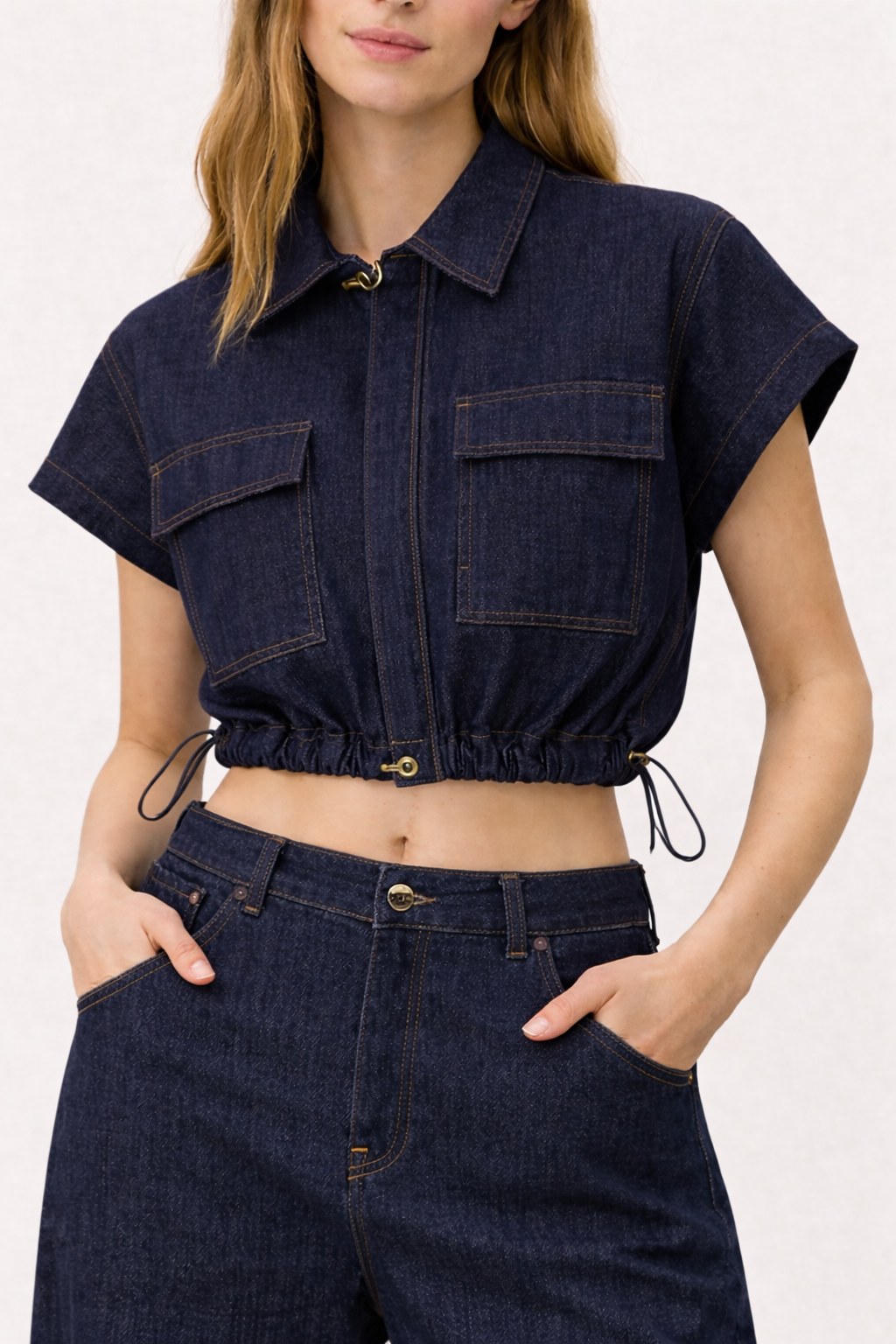 Fino Denim Top